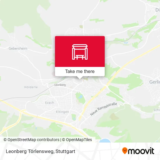Карта Leonberg Törlensweg