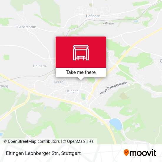 Eltingen Leonberger Str. map