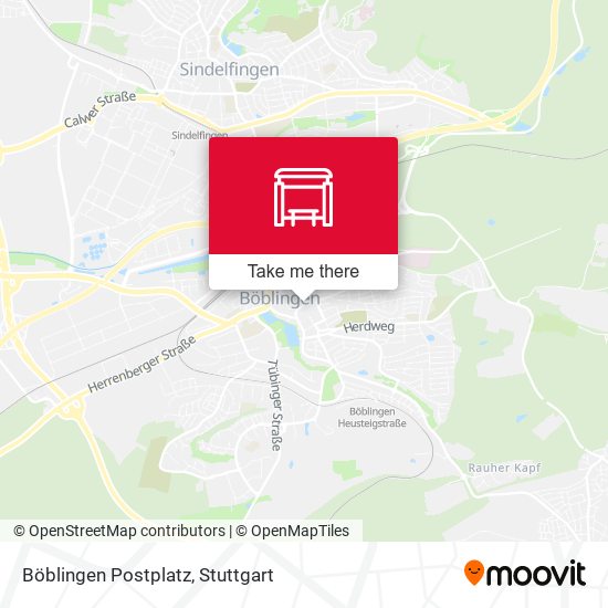 Böblingen Postplatz map