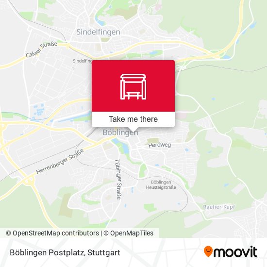 Böblingen Postplatz map