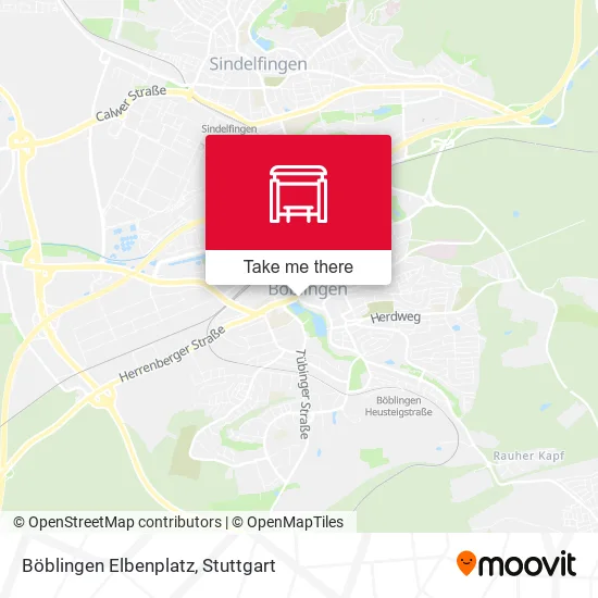Карта Böblingen Elbenplatz