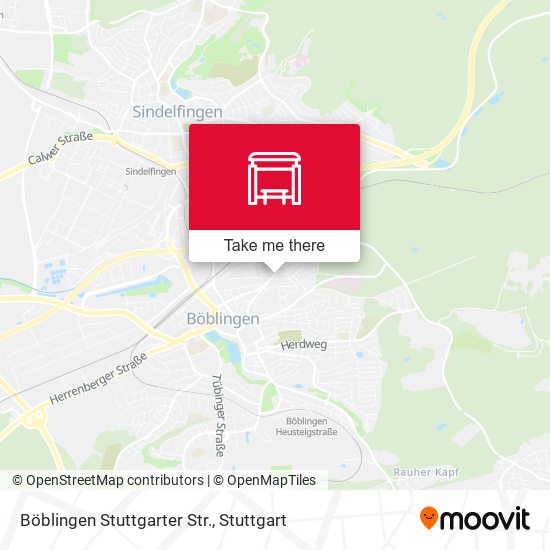 Böblingen Stuttgarter Str. map