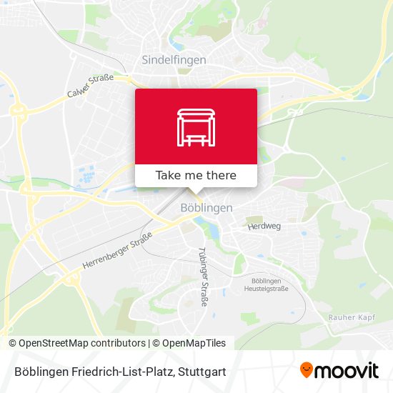 Карта Böblingen Friedrich-List-Platz