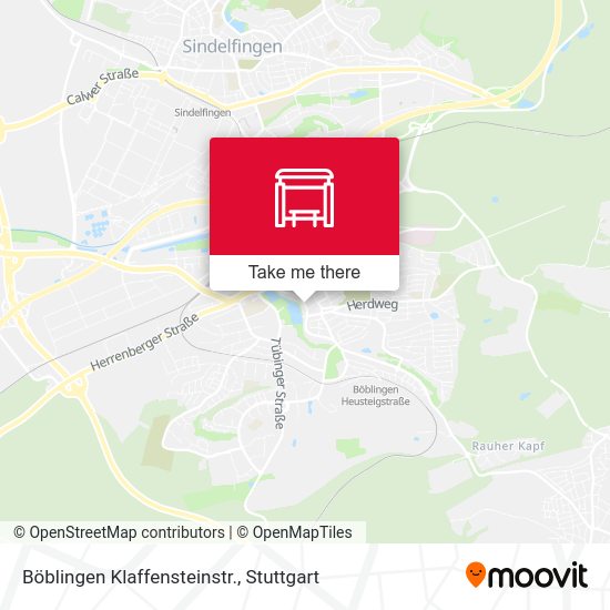 Böblingen Klaffensteinstr. map