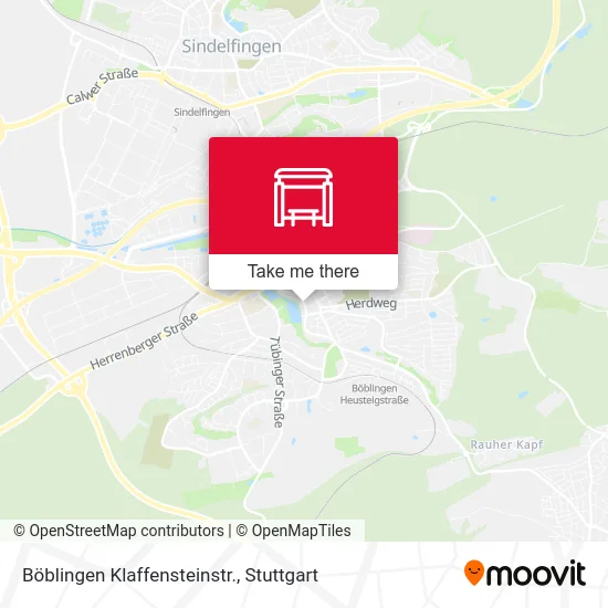 Карта Böblingen Klaffensteinstr.