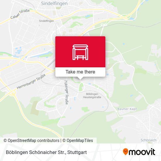 Böblingen Schönaicher Str. map