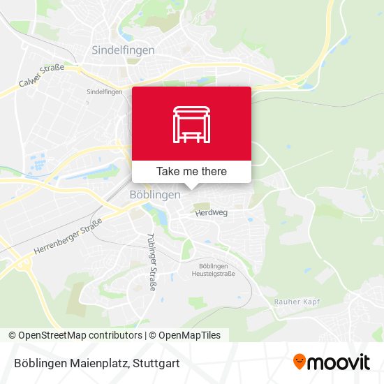 Böblingen Maienplatz map