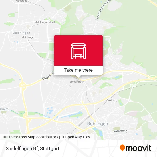 Карта Sindelfingen Bf