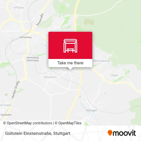Карта Gültstein Einsteinstraße