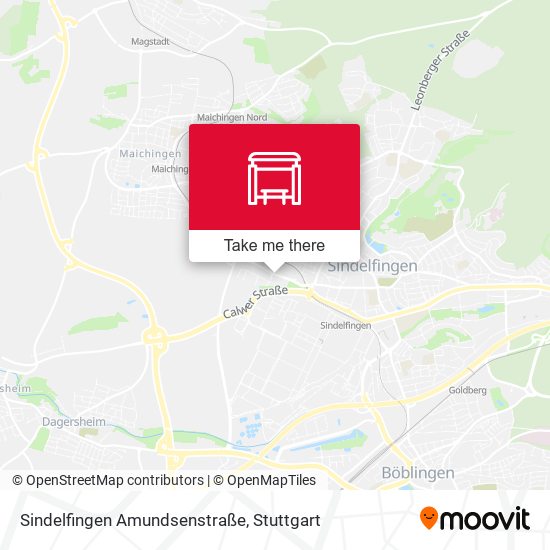 Sindelfingen Amundsenstraße map