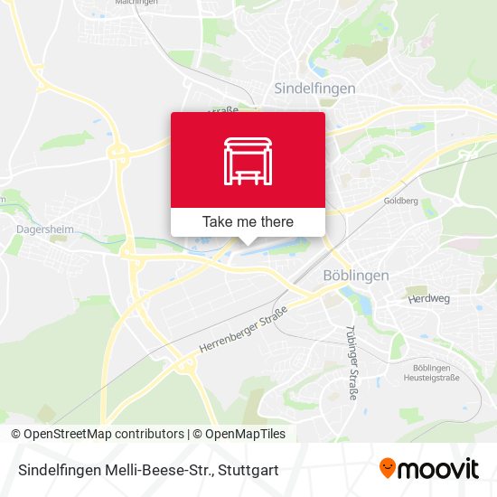 Карта Sindelfingen Melli-Beese-Str.