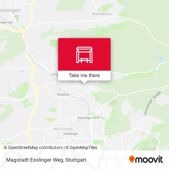 Карта Magstadt Esslinger Weg