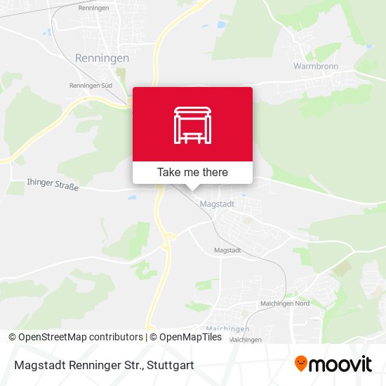 Magstadt Renninger Str. map