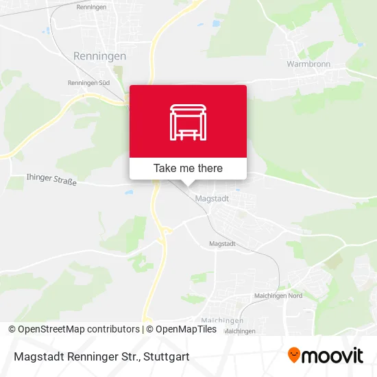 Карта Magstadt Renninger Str.