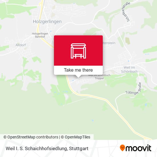 Карта Weil I. S. Schaichhofsiedlung