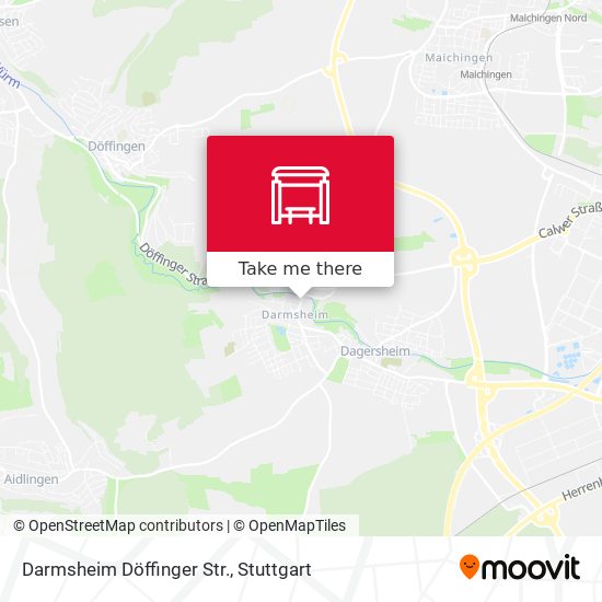 Darmsheim Döffinger Str. map