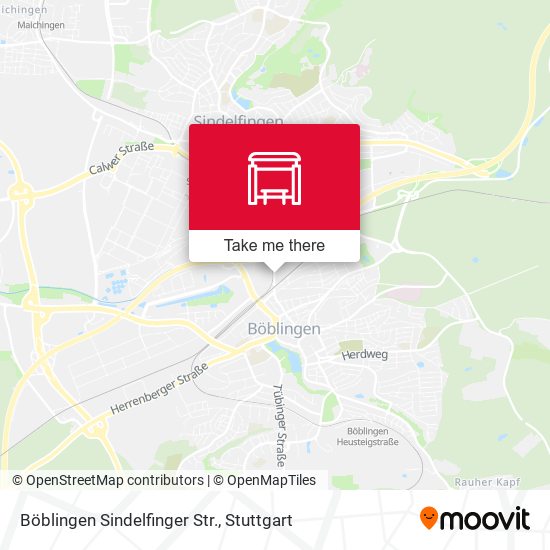 Böblingen Sindelfinger Str. map
