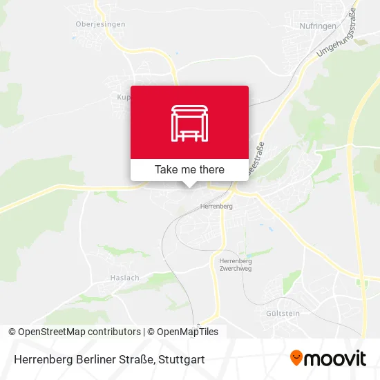 Карта Herrenberg Berliner Straße