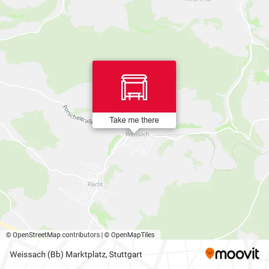 Карта Weissach (Bb) Marktplatz