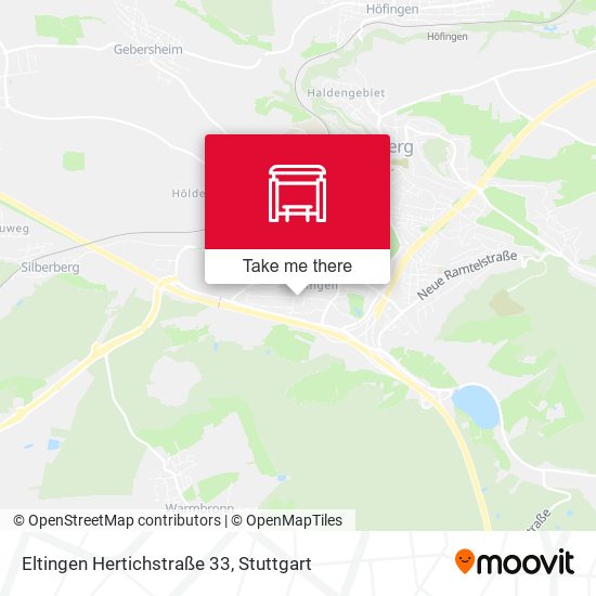 Eltingen Hertichstraße 33 map