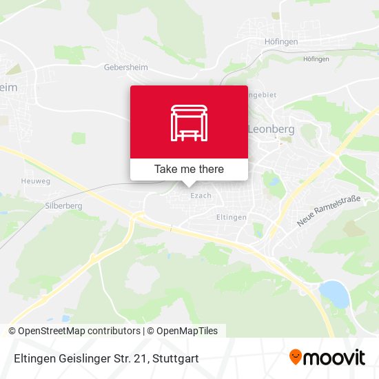 Eltingen Geislinger Str. 21 map