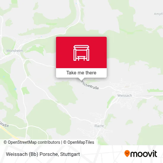 Weissach (Bb) Porsche map