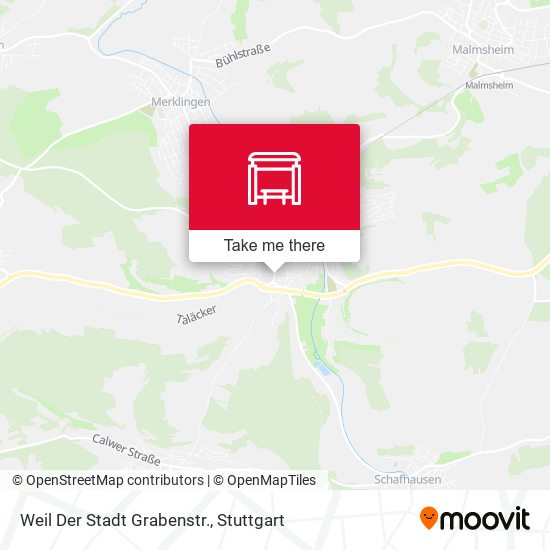 Карта Weil Der Stadt Grabenstr.