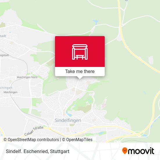 Sindelf. Eschenried map