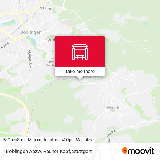 Карта Böblingen Abzw. Rauher Kapf