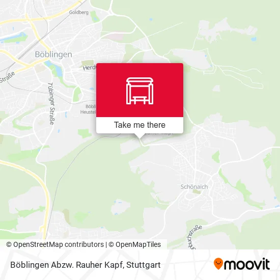 Карта Böblingen Abzw. Rauher Kapf