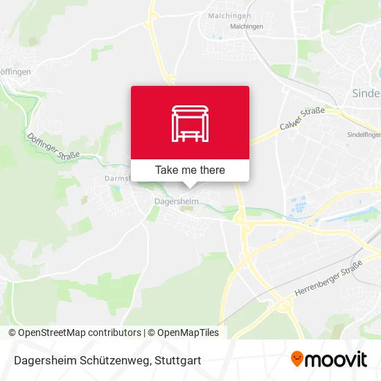 Карта Dagersheim Schützenweg