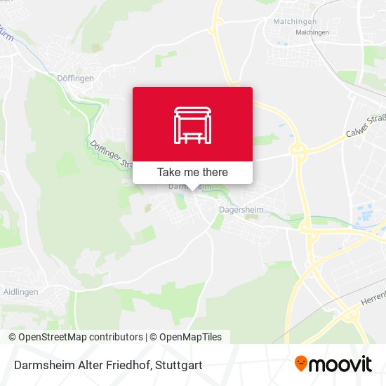 Darmsheim Alter Friedhof map