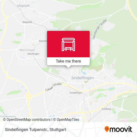Sindelfingen Tulpenstr. map
