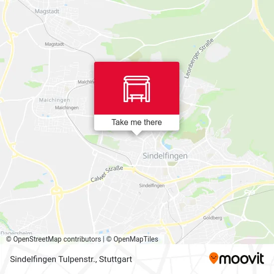 Карта Sindelfingen Tulpenstr.