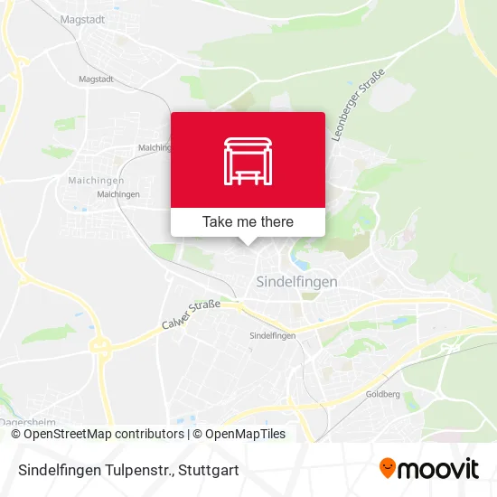 Карта Sindelfingen Tulpenstr.