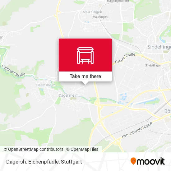 Карта Dagersh. Eichenpfädle