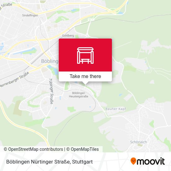 Böblingen Nürtinger Straße map