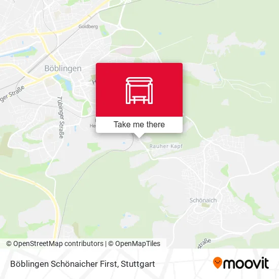 Карта Böblingen Schönaicher First