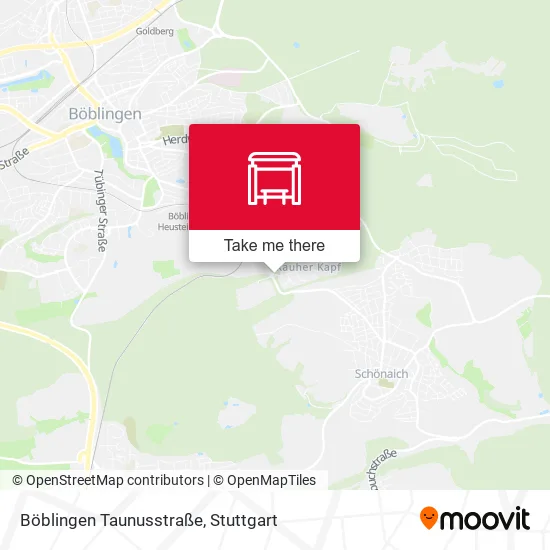 Карта Böblingen Taunusstraße