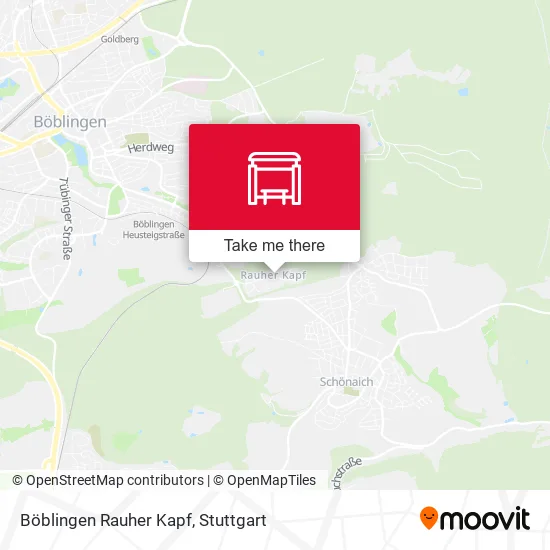 Карта Böblingen Rauher Kapf