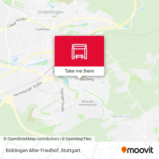 Карта Böblingen Alter Friedhof