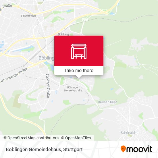 Böblingen Gemeindehaus map