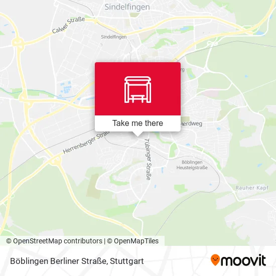 Карта Böblingen Berliner Straße