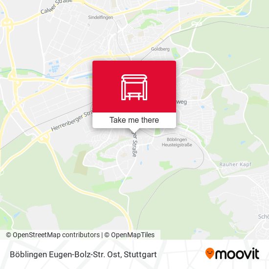 Карта Böblingen Eugen-Bolz-Str. Ost