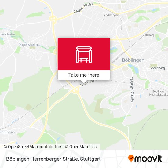 Böblingen Herrenberger Straße map