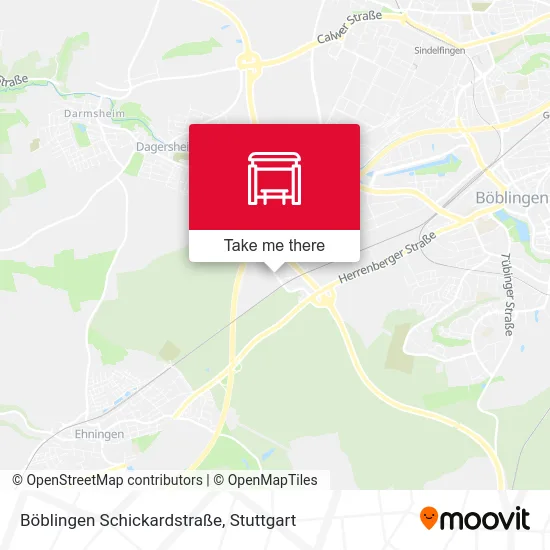 Карта Böblingen Schickardstraße