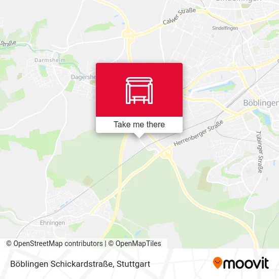 Карта Böblingen Schickardstraße