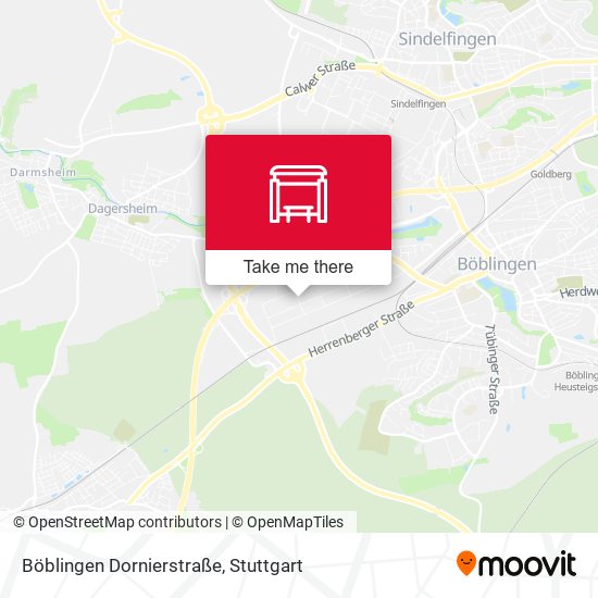 Böblingen Dornierstraße map