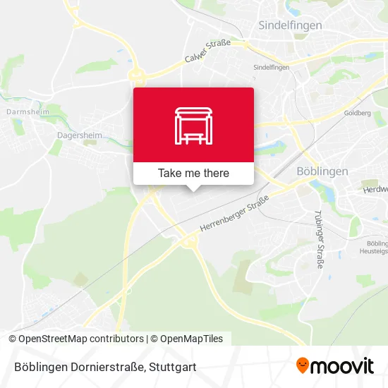 Карта Böblingen Dornierstraße