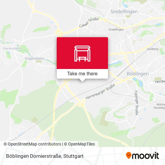 Böblingen Dornierstraße map